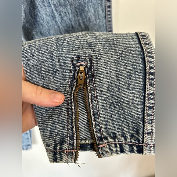 Vintage Edwin Acid Wash High Waisted Jeans Size 25 - Picture 7 of 8